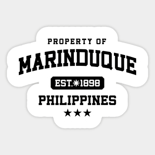 Marinduque - Property of the Philippines Shirt Sticker